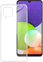 Hoesje Geschikt Voor Samsung Galaxy A22 5G Hoesje Transparant silicone hoesje / Galaxy A22 5G hoesje backcover Clear TPU Case
