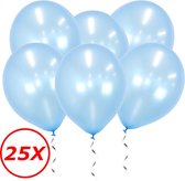 Blauwe Ballonnen Metallic 25 Stuks Verjaardag Luxe Babyshower Ballon
