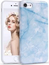 TF Cases | Samsung Galaxy A9 (2018) | Backcover | Siliconen | Marmer Blauw | High Quality