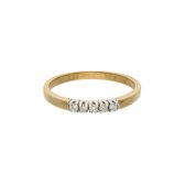 Glow 214.2017 Ring Goud G SI 1 0,1ct- maat 54