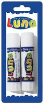Luna Lijmstiften Junior 10 Gram Wit 2 Stuks