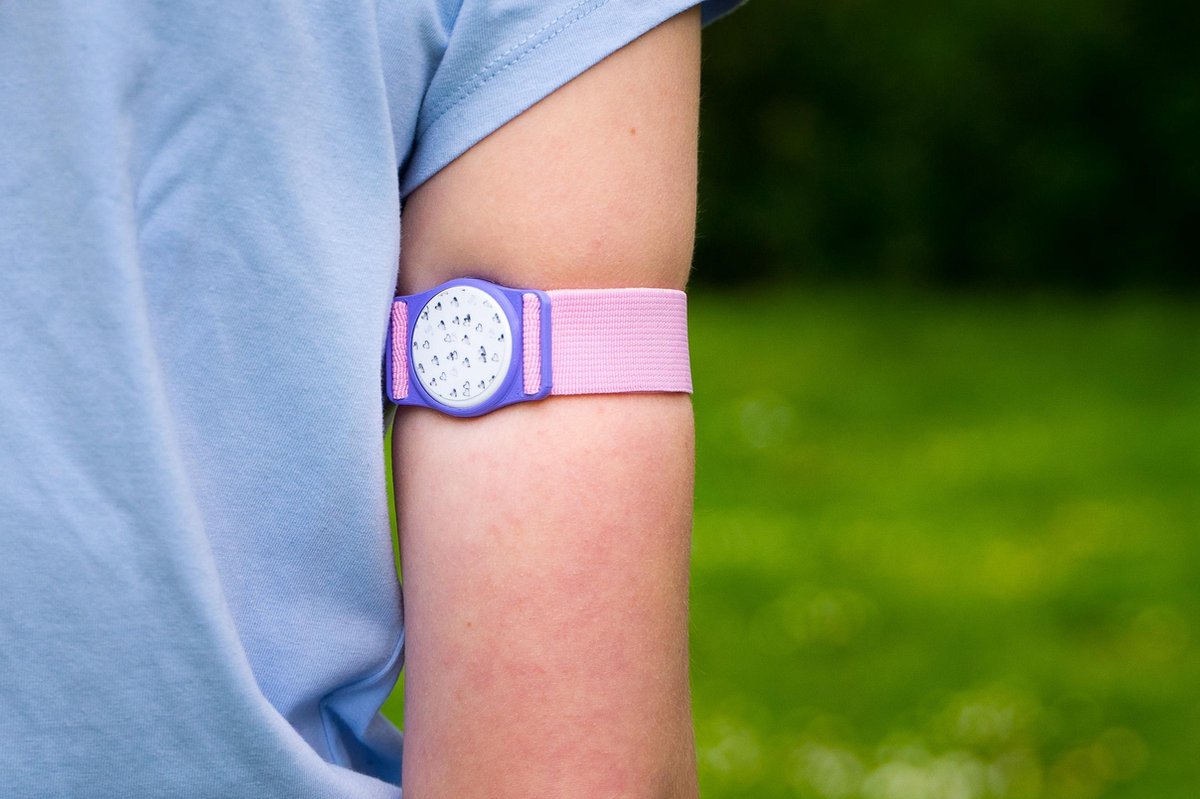 Freestyle Libre 2 armband/sensorhouder Zilver