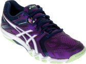 Asics Asics Gel-Court Control Sportschoenen - Maat 37.5 - Vrouwen - paars - navy - wit - lichtgroen