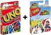 Afbeelding van het spelletje Uno (Incl. 3 Wild Cards) + Uno Super Mario