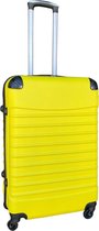 Valise de voyage Travelerz à roulettes 69 litres - légère - serrure à combinaison - jaune