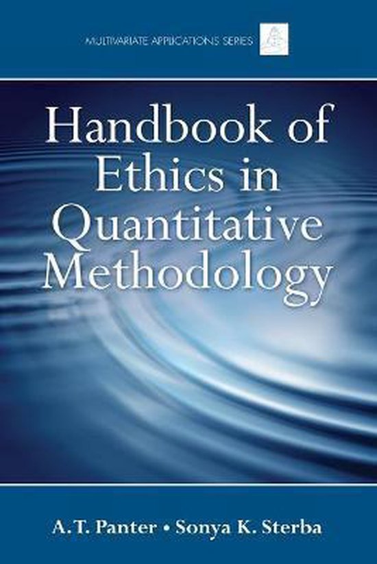 Handbook Of Ethics In Quantitative Methodology - cover