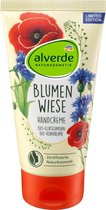 alverde NATURKOSMETIK Handcrème flower meadow bio maanzaad, bio korenbloem, 75 ml