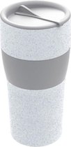 Herbruikbare Koffiebeker met Deksel, 0.7 L, Organic Grijs - Koziol | Aroma To Go XL