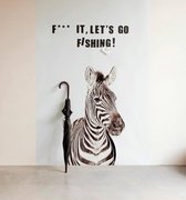 Groovy Magnets Magneetbehang zebra large