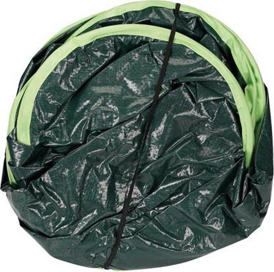 Toolland Tuinafvalzak, vierkant, polyester, groen/wit, 290 liter van Toolland — afbeelding 4