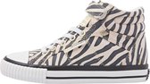 DEE Meisjes sneakers hoog - Zebra - maat 33