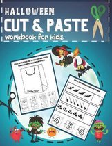 Halloween Cut & Paste Workbook for Kids