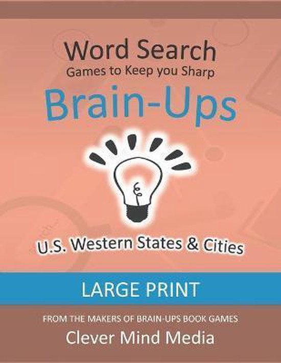 Brain-Ups Large Print Word Search - cover