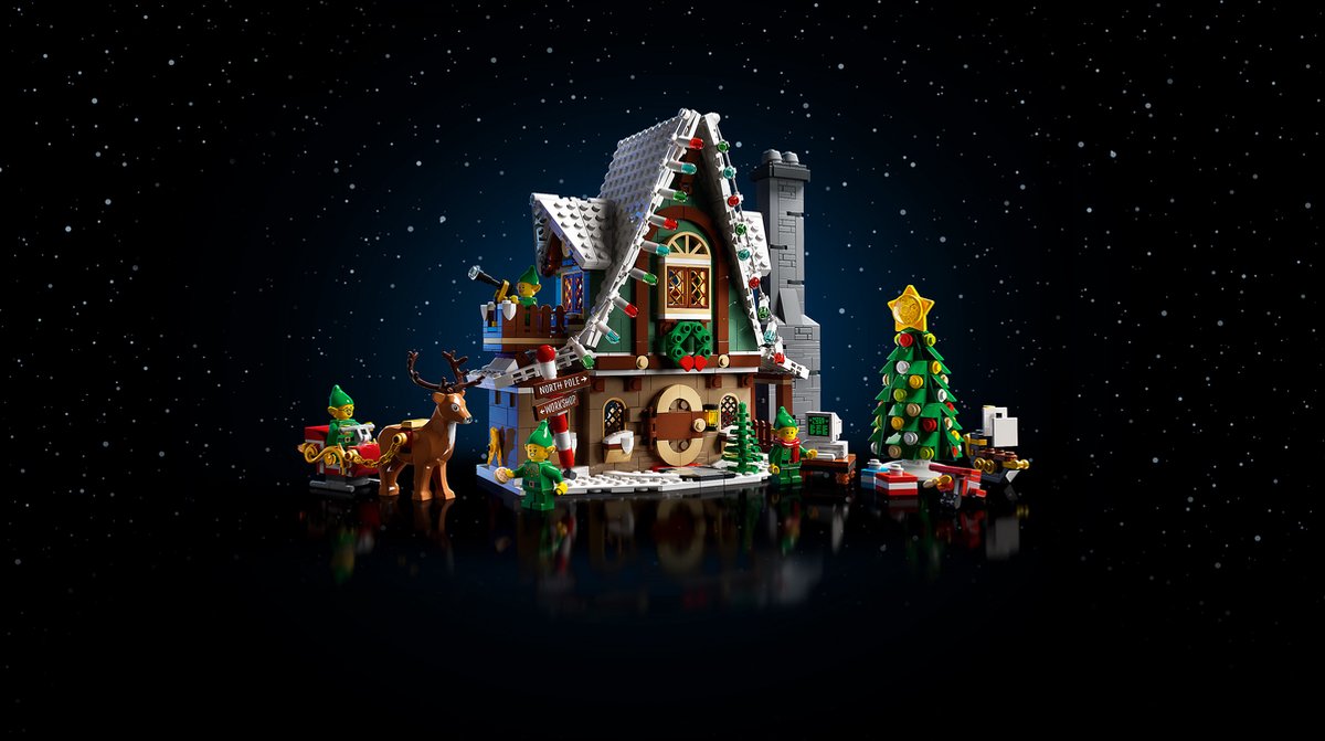LEGO® Elf Clubhuis (10275) modelbouwset om neer te zetten; haal herinneringen aan kerst op met dit feestelijke project, een fantastisch cadeau voor volwassenen en gezinnen die graag creatief bezig zijn (1197 onderdelen) — afbeelding 8