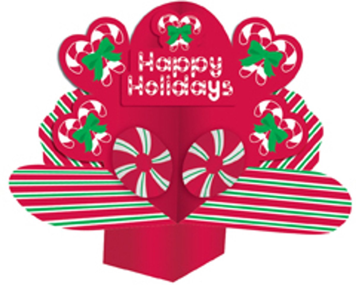 CREATIVE PARTY - Happy Holidays tafeldecoratie kerstmis