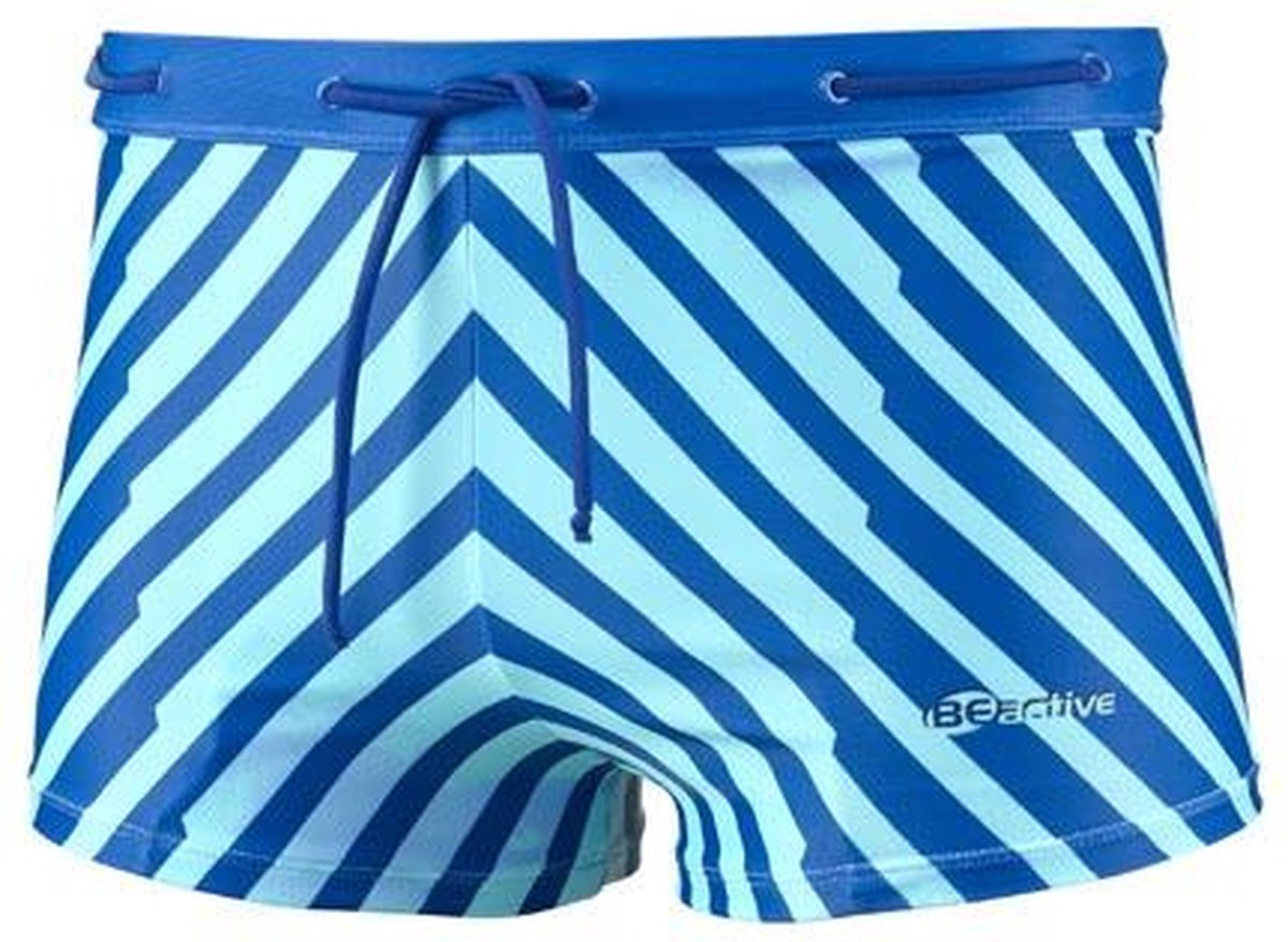 BECO Zwemboxer Beactive Heren - Polyamide/elastaan - Blauw - Maat S