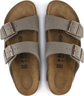 Birkenstock Arizona BFBC Stone Narrow Heren Slippers - Stone - Maat 42