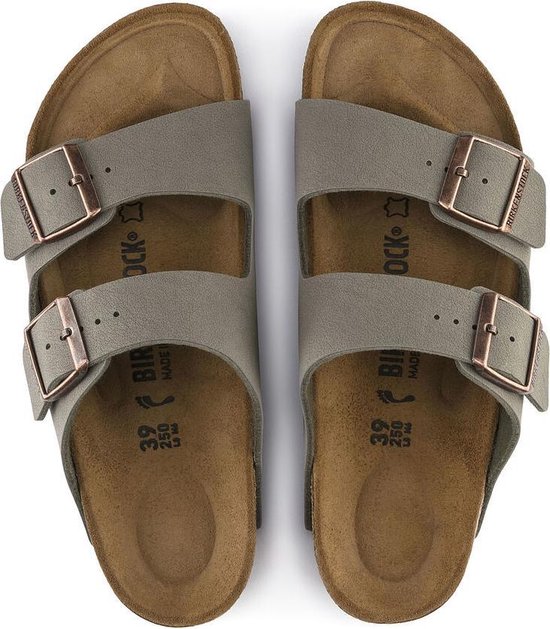 Birkenstock Arizona BFBC Stone Narrow Heren Slippers - Stone - Maat 42 |  bol.com