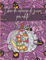 Libro da colorare di zucca per adulti