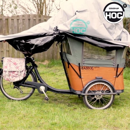 CUHOC-Zilvergrijze Topkwaliteit Bakfietshoes-Geschikt voor Babboe Curve-E -  Diamond Label | bol.com