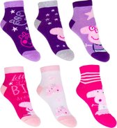 Peppa Pig sokken - 6 pack - Maat 27 - 30