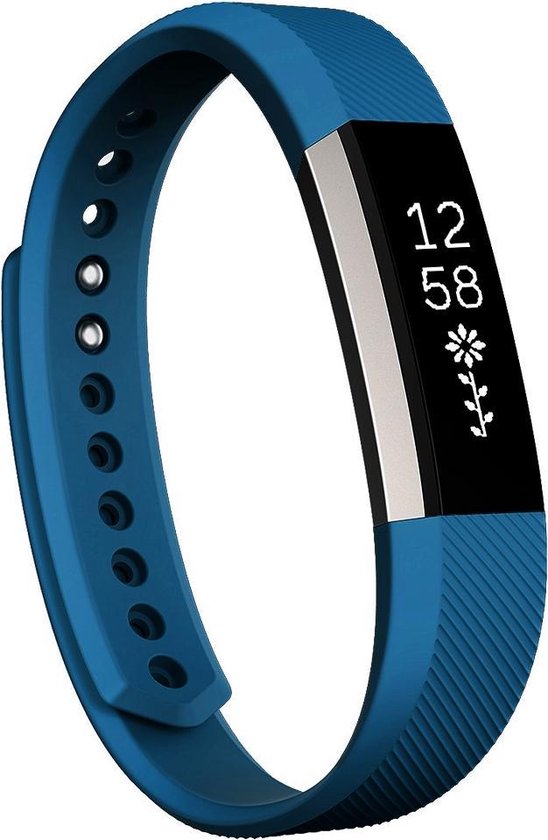 Fitbit Alta HR siliconen bandje, Large, Lengte: 22CM - Blauw