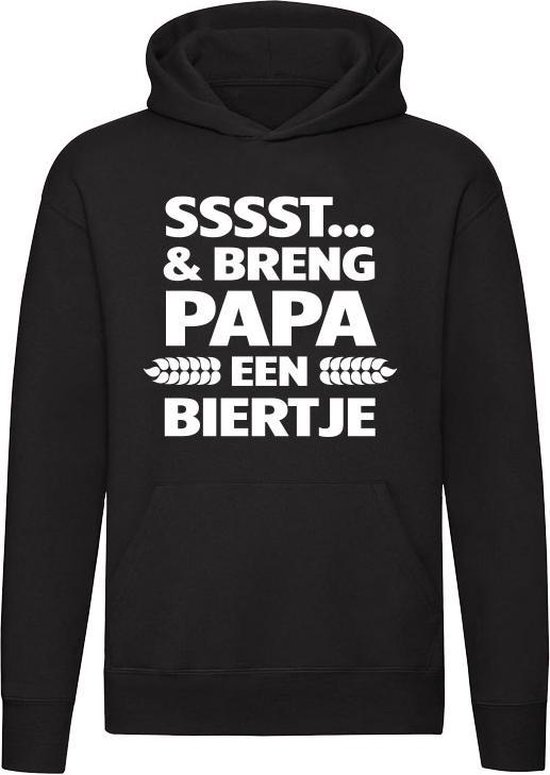 Breng papa bier Hoodie | sweater | vaderdag | vader | zoon | opa | pils | unisex | capuchon