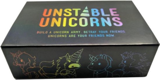Thumbnail van een extra afbeelding van het spel Unstable Unicorns - Black editon