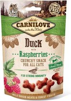 Carnilove Crunchy Snack Duck Raspberries 50gr