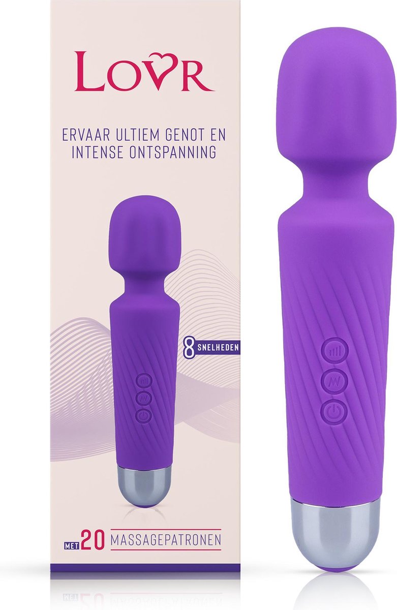 Bol.com LOVR Vibrators En Sex Toys Voor Vrouwen Magic Wand Vibrator Massager aanbieding
