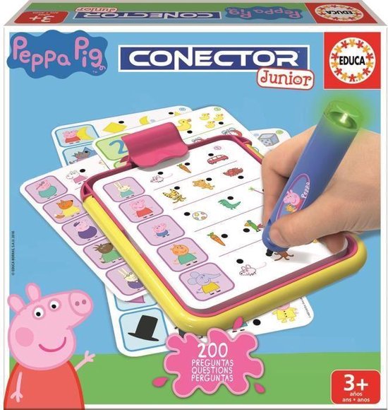 Thumbnail van een extra afbeelding van het spel Educatief Spel Conector Junior Peppa Pig Educa
