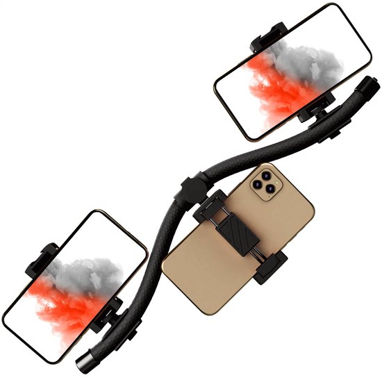 TENTA® flexible et extension de trépied TENTA® - Smartphone trépied, perche à selfie, support vidéo, support de téléphone - 52 cm