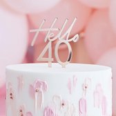 Hello 40 Rosé Goud