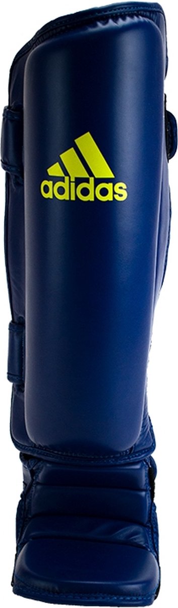 Adidas scheen- en wreefbeschermers Economy Blauw/Geel Extra Large