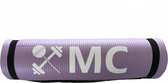 Musle Candy GoYoga Universele Extra Dik, Anti-Tear Oefening Yoga Mat met Draagriem (PAARS)