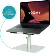 Voomy Office Y30 Laptop Standaard - Ergonomisch - 360° Verstelbaar  - Zilver