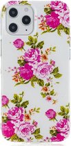 Apple iPhone 12 Pro Hoesje - Mobigear - Design Serie - TPU Backcover - Roses - Hoesje Geschikt Voor Apple iPhone 12 Pro