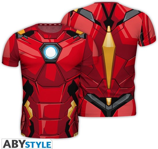 Marvel T Shirt homme Cosplay Iron Man S bol
