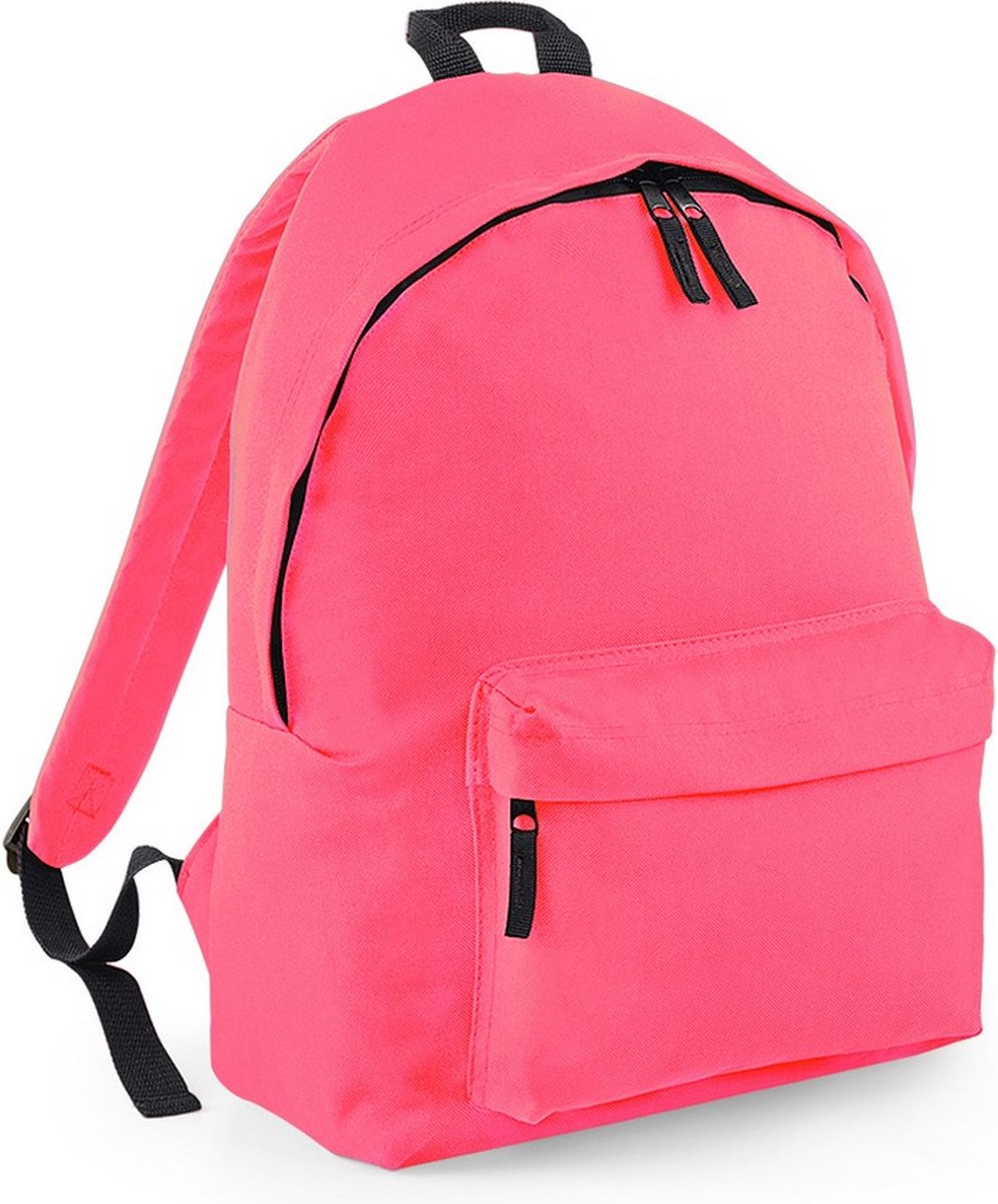 Bagbase Originele gewone rugzak (Fluorescerend Roze)