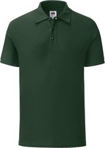 Polo Homme Fruit Of The Loom Tailored Poly / Cotton Piqu (Vert Bouteille)
