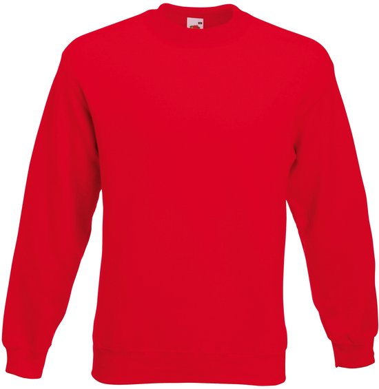 Fruit Of The Loom Unisex Premium 70/30 set-in sweater (Rood)