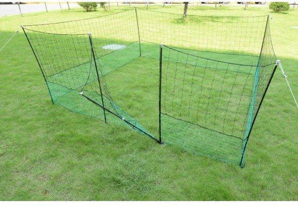 Vogelnet voor de tuin, 6 m x 12 m, kippennet, 15 mm, maaswijdte