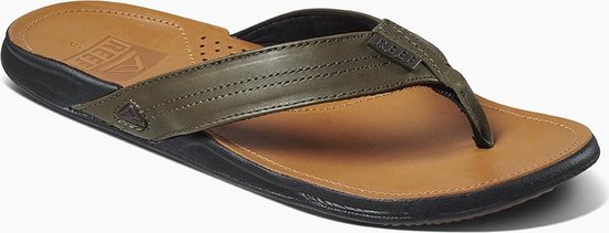 Slippers Reef J-Bay III pour hommes - Olive/Tan - Taille 37,5