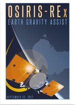 Earth Gravity Assist 2017 (Osiris-Rex), NASA Science - Foto op Posterpapier - 50 x 70 cm (B2)