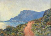 La Corniche bij Monaco, Claude Monet - Foto op Posterpapier - 42 x 29.7 cm (A3)