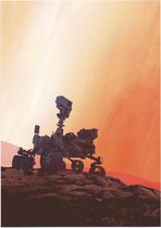 Perseverance Rover on Mars (A), NASA Science - Foto op Posterpapier - 50 x 70 cm (B2)
