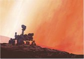 Perseverance Rover on Mars (A), NASA Science - Foto op Posterpapier - 70 x 50 cm (B2)