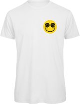 DJ Smiley - Grappig T-Shirt Heren - Katoen
