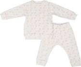 Lodger Baby Pyjama maat 74 - Sleeper - 2-Delig - 100% Katoen - Oeko-Tex - Ademend - Veilige Pasvorm - Cr?me - 6-9M