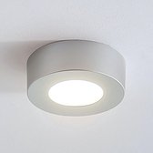Arcchio - Plafondlamp badkamer - 1licht - kunststof - H: 3.9 cm - zilver, wit - Inclusief lichtbron